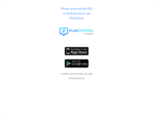 Tablet Screenshot of plancentral.com